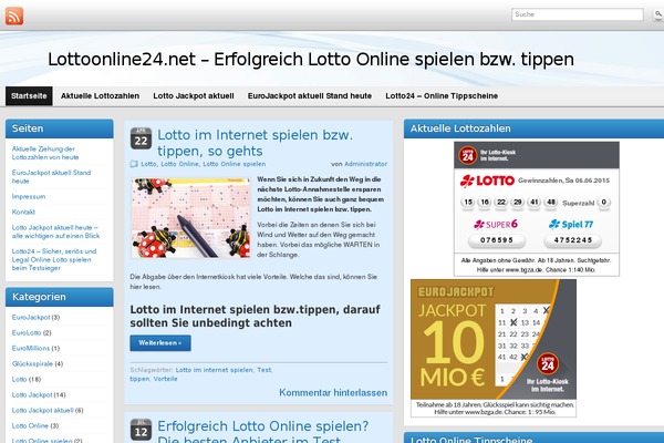 WordPress website example screenshot