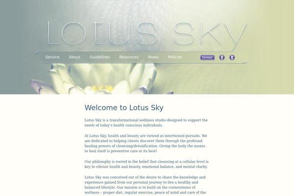 Lotus theme site design template sample