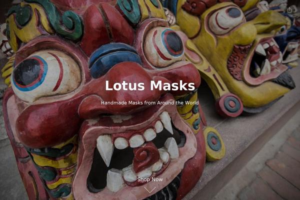 lotusmasks.com site used Deco-elite