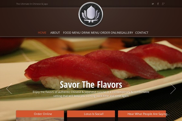 Linguini theme site design template sample