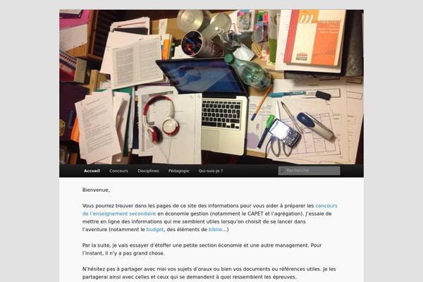 WordPress website example screenshot