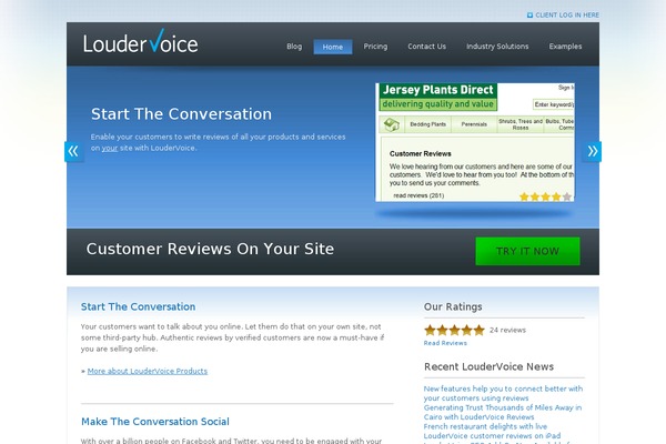 loudervoice.com site used Loudervoice_2