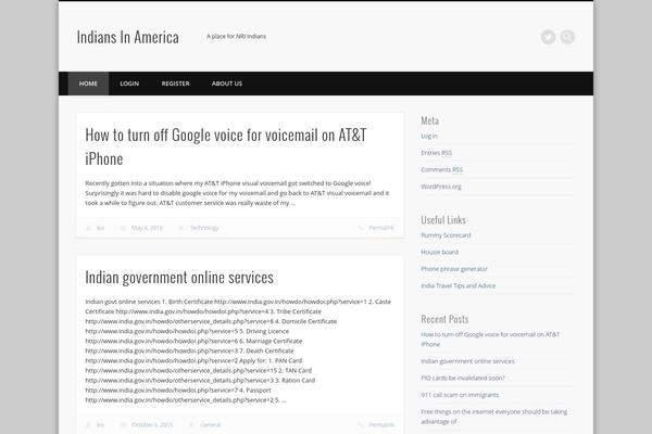 WordPress website example screenshot