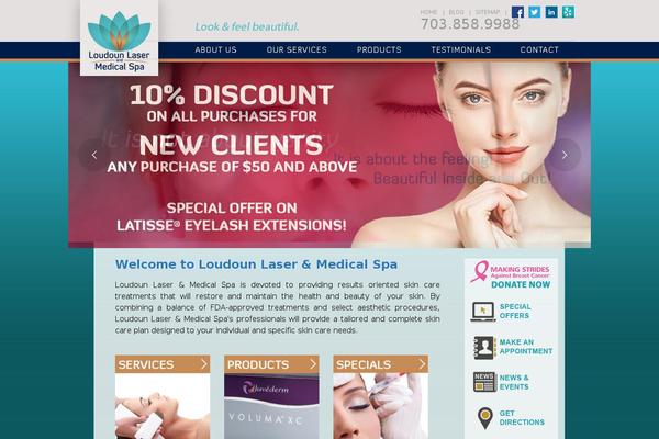 loudounlasermedspa.com site used Loudountheme