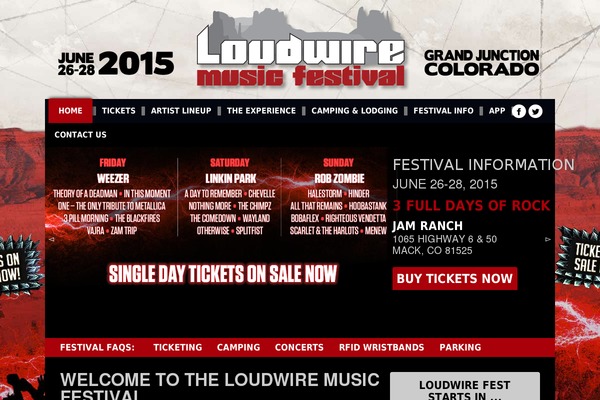 loudwiremusicfestival.com site used Townsquare3-music