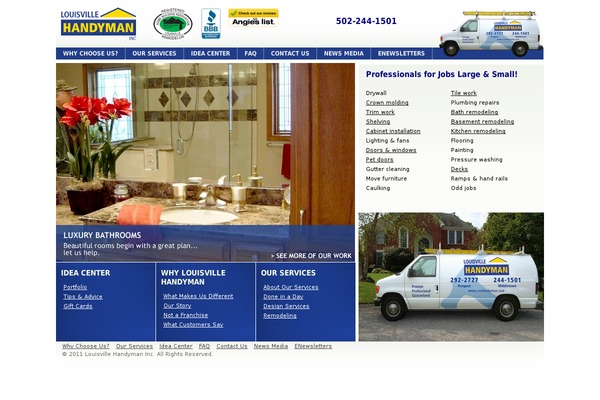 louhandyman.com site used Louhandymantheme