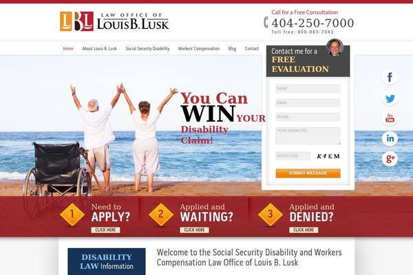 WordPress website example screenshot