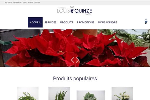 louisquinze.com site used Fleuriste