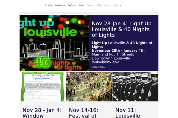 louisvilledowntown.org site used Designweb