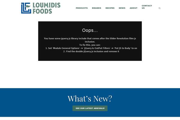 loumidisfoods.com site used Loumidisfoods