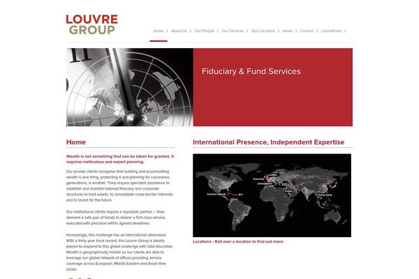 louvregroup.com site used Louvre