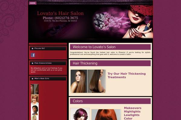 lovatossalon.com site used Cosmetics_theme_wp