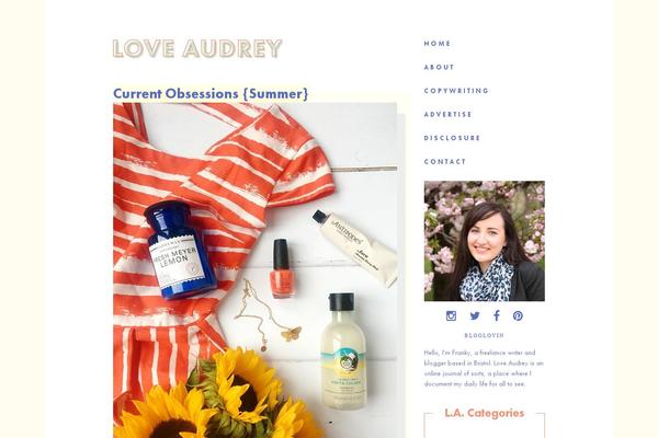 love-audrey.com site used Love-audrey