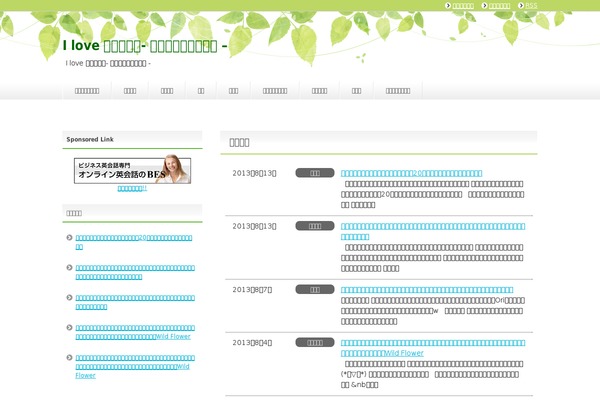 WordPress website example screenshot