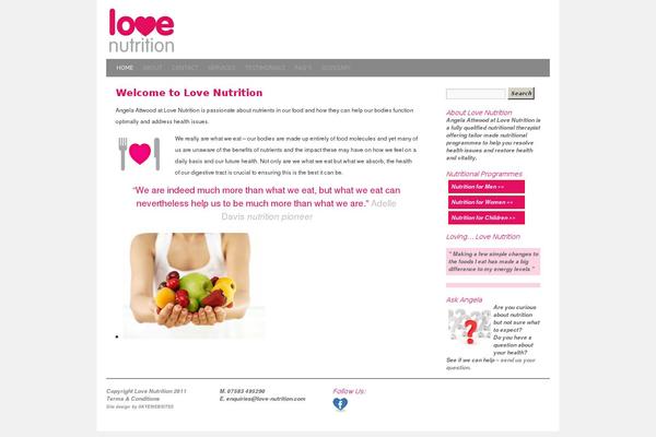 love-nutrition.com site used Twentyten_mod