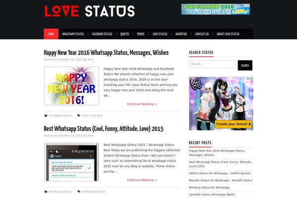 love-status.com site used Kouprey