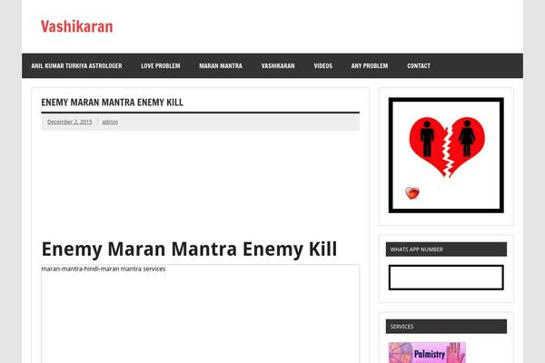 love-vashikaran.com site used Dynamic News Lite