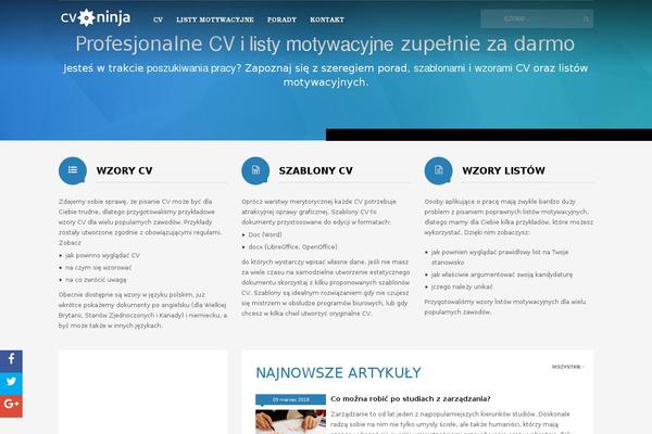 WordPress website example screenshot