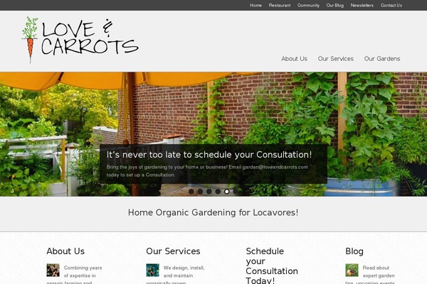 WordPress website example screenshot