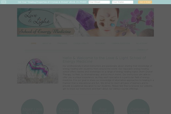 loveandlighthealingschool.com site used Lovelightu