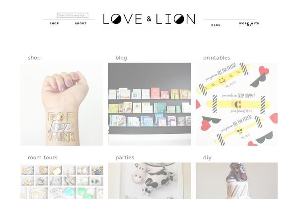 loveandlion.com site used Love-lion