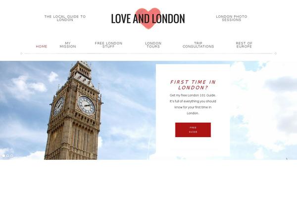 loveandlondon.com site used Pipdig-glossromantic