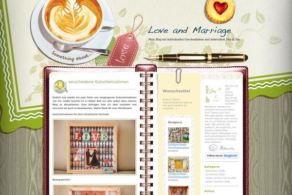 loveandmarriage.de site used Coffee Desk