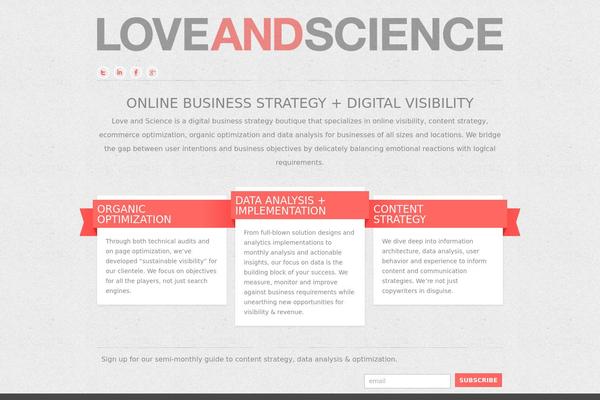 loveandscience.com site used Love_and_science