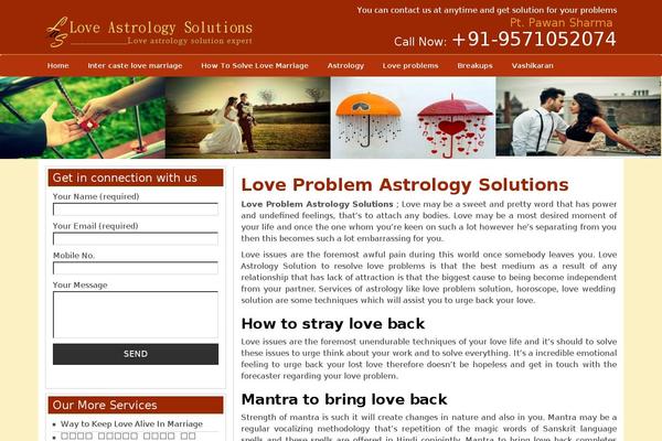 Astrology theme site design template sample