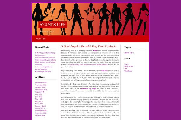 Red Light theme site design template sample