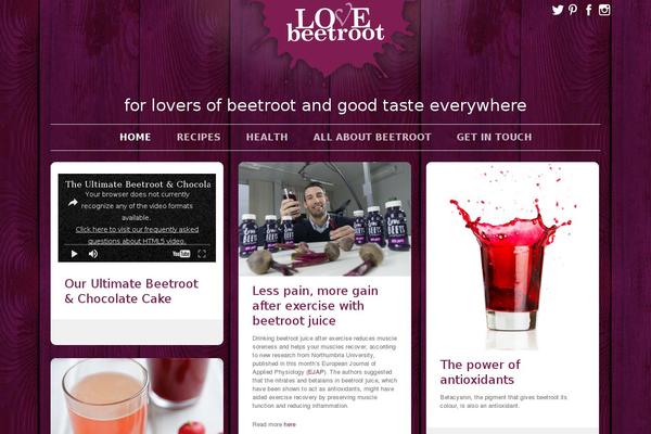 lovebeetroot.co.uk site used Love-beetroot