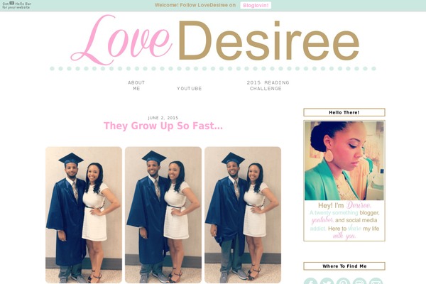 lovedesiree.com site used Abbietheme