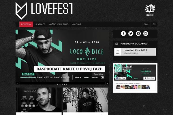 lovefest.rs site used V2-theme
