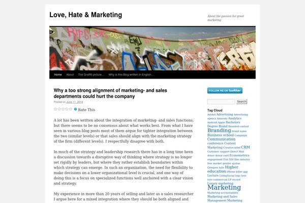WordPress website example screenshot