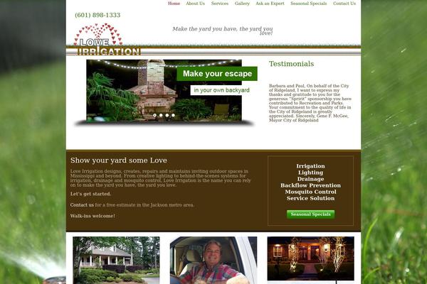 loveirrigation.com site used Zoo-landscaping