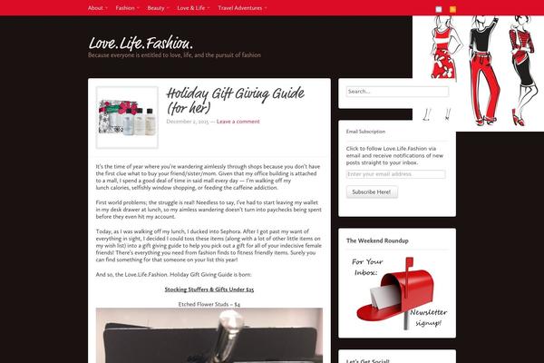WordPress website example screenshot