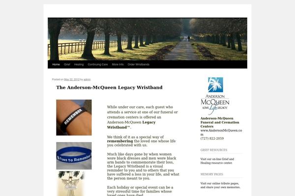 WordPress website example screenshot
