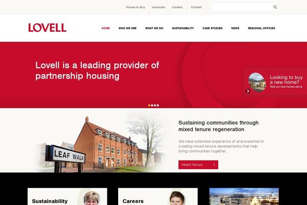 lovell.co.uk site used Lovell