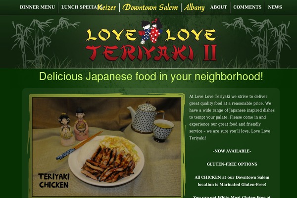 loveloveteriyaki.com site used Loveloveteriyaki