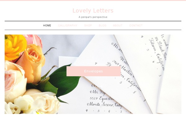 lovely-letters.com site used Ib-amber