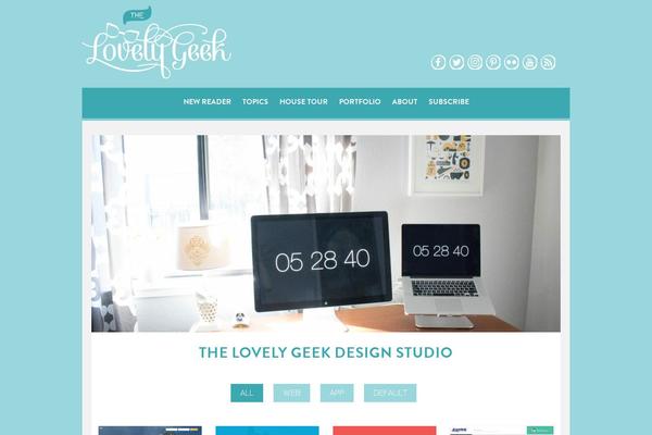 lovelygeek.net site used Thelovelygeek-2016