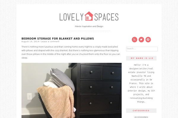 lovelyspaces.com site used Thevoux