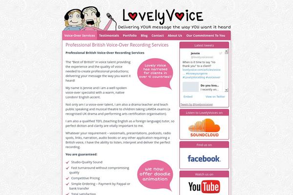 lovelyvoice.com site used Lovelyvoicewp