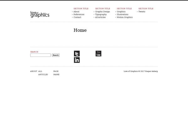 loveofgraphics.com site used Ia31.2.1