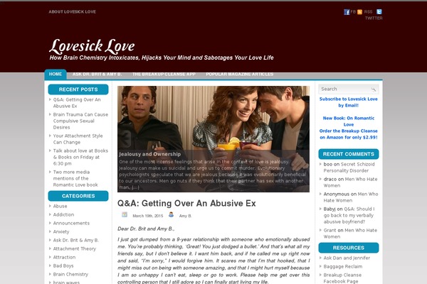 lovesicklove.com site used Demet