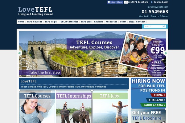 onlinetefl theme websites examples