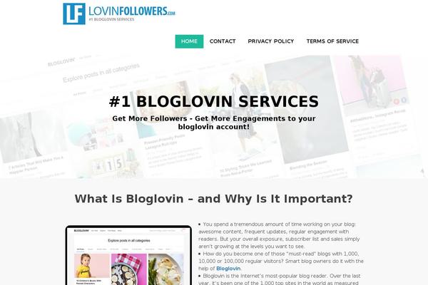 lovinfollowers.com site used Basicstore
