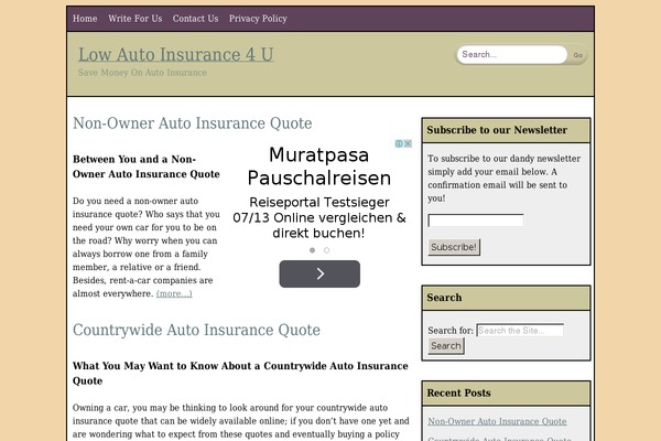 lowautoinsurance4u.com site used Lowautoinsurance4u