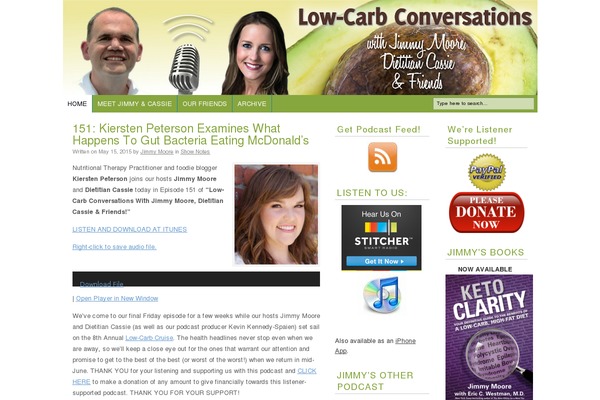 lowcarbconversations.com site used Headway-2014