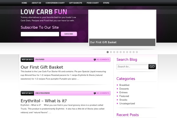 lowcarbfun.com site used Lowcarbfun